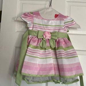 Beautiful Easter or Formal Dress, tule lined, Size 12months